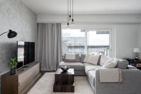 Modern 1BR Apartment with Balcony at Tripla Pasila, 5 mins to Helsinki City Center